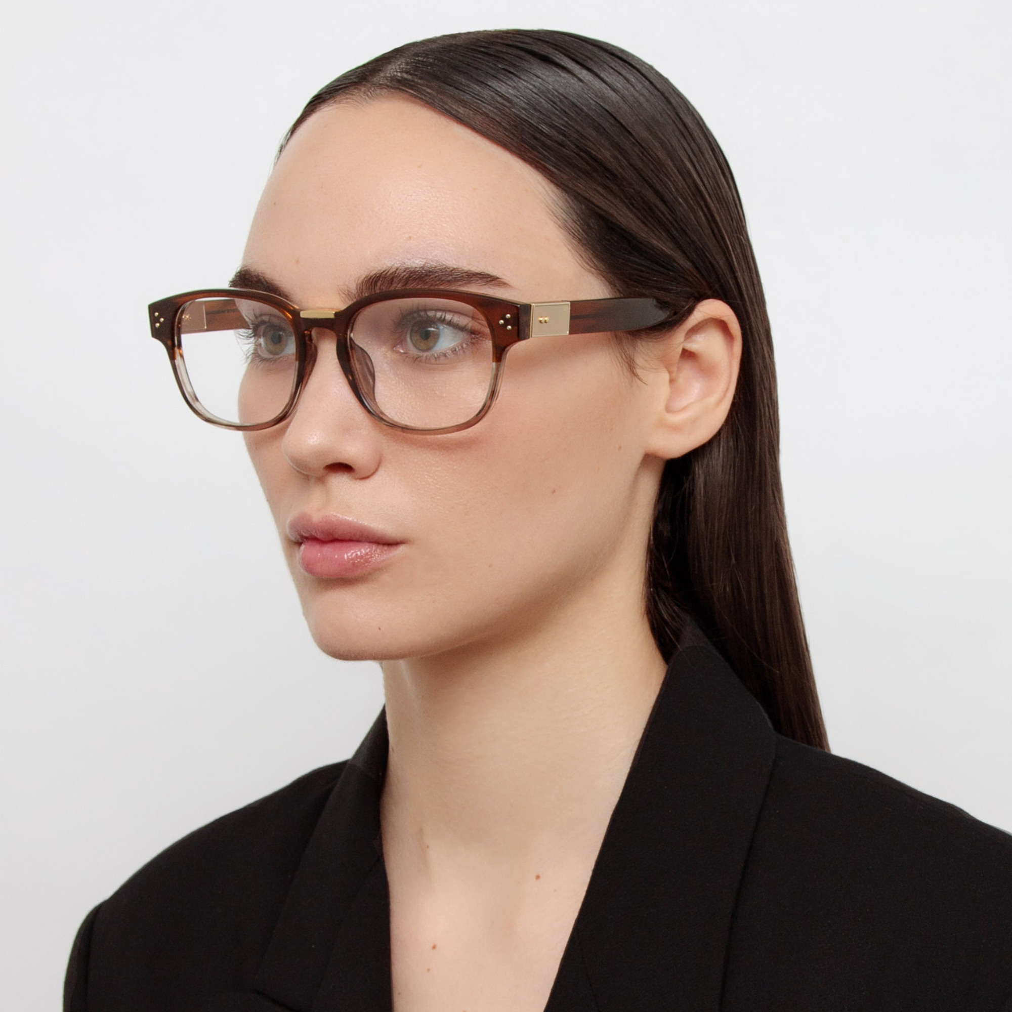 MEN'S CARLOS OPTICAL D-FRAME IN CARAMEL HORN - 6