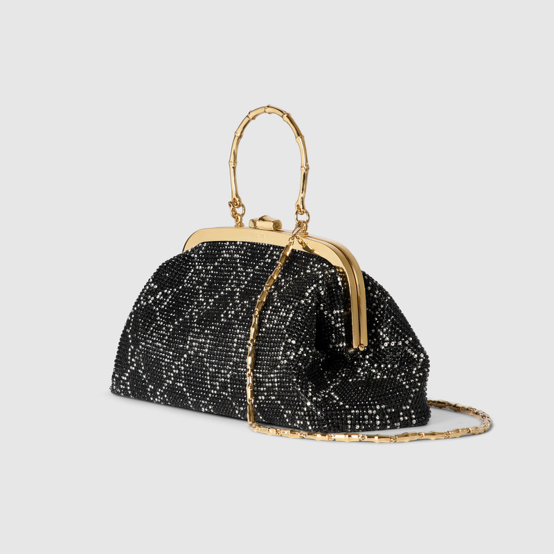 GUCCI Crystal medium evening top handle bag outlook