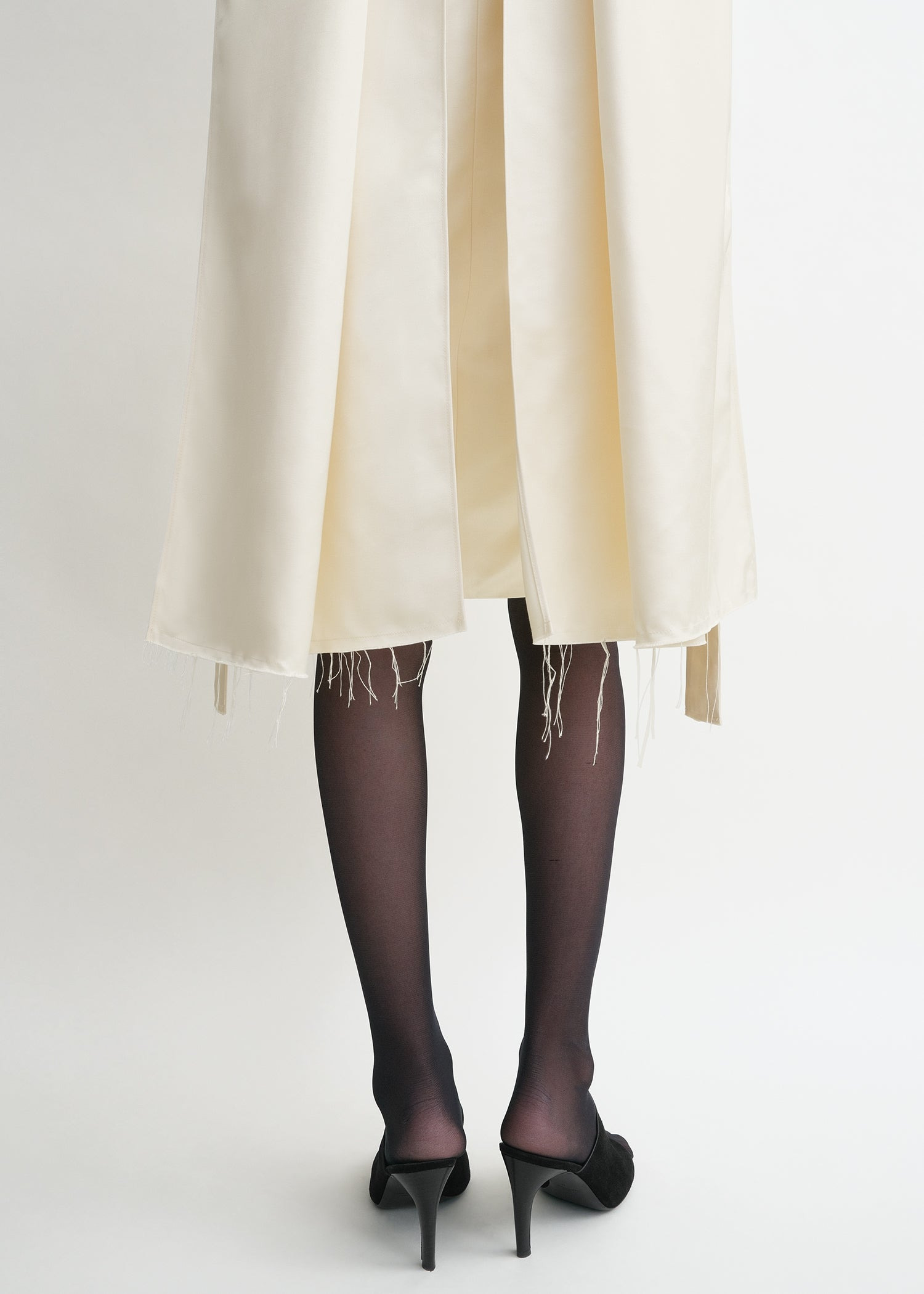 Cocoon scarf dress ecru - 6