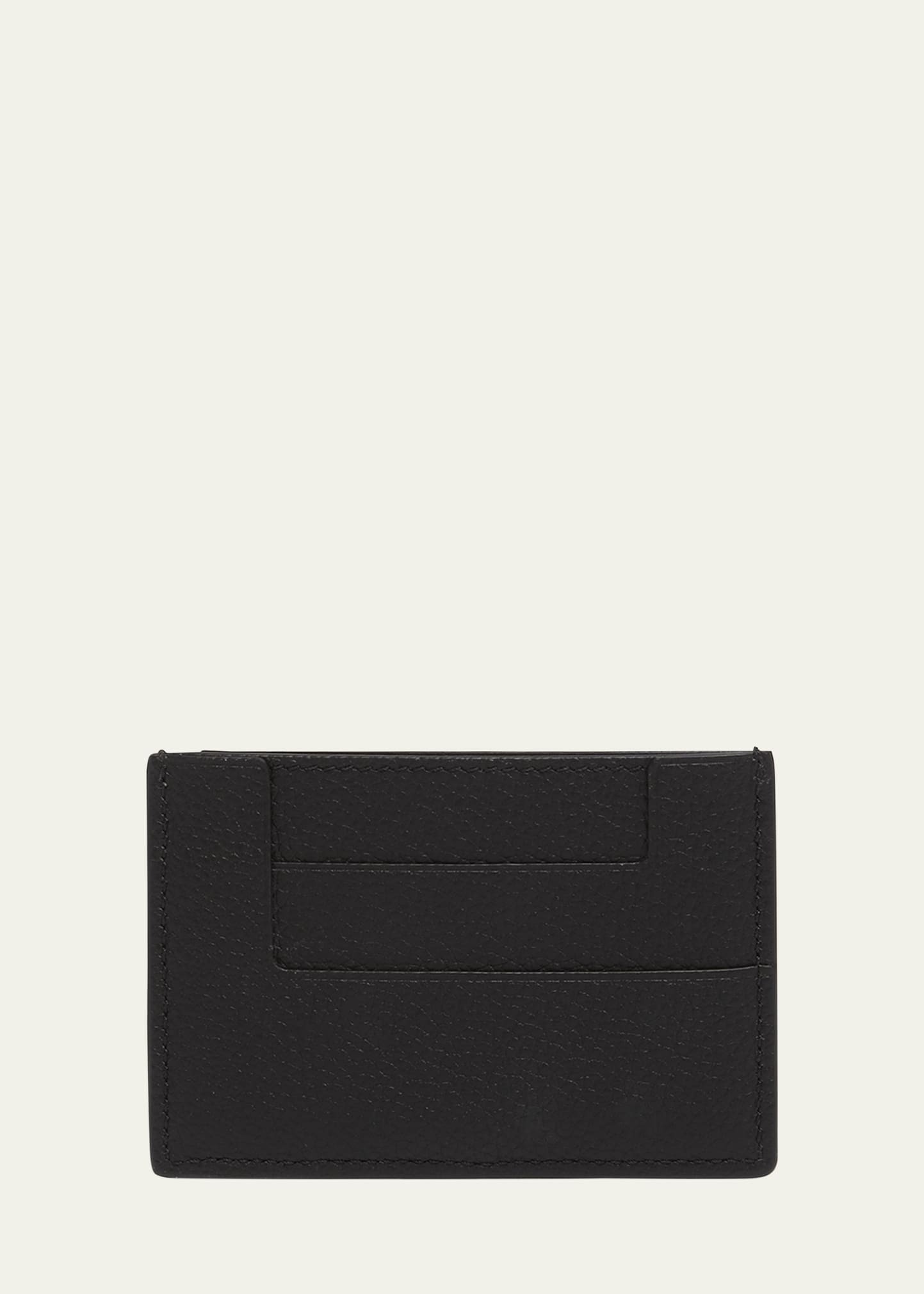 TF Card Holder in Grained Leather - 3