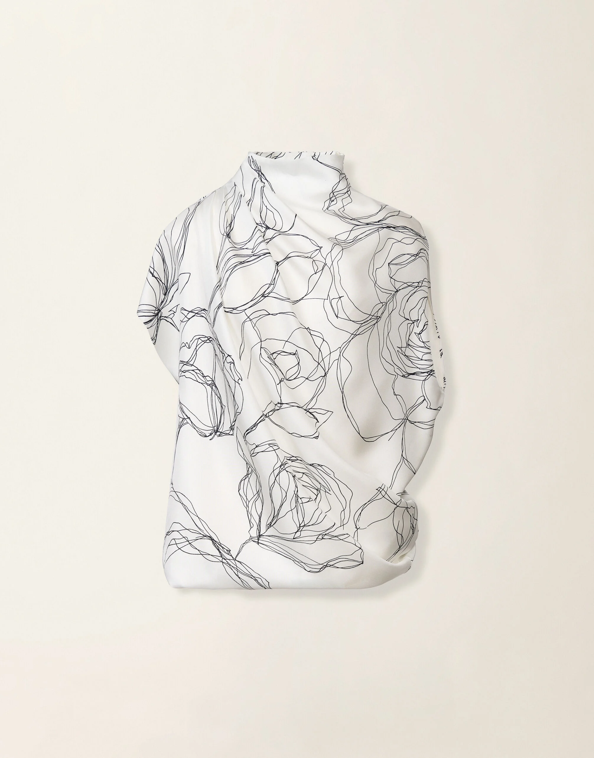 Silk twill top - 1