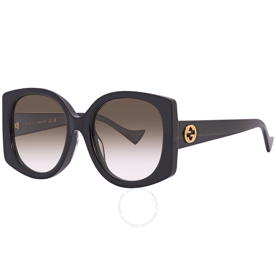 Gucci Brown Gradient Geometric Ladies Sunglasses GG1257SA 004 56 - 5