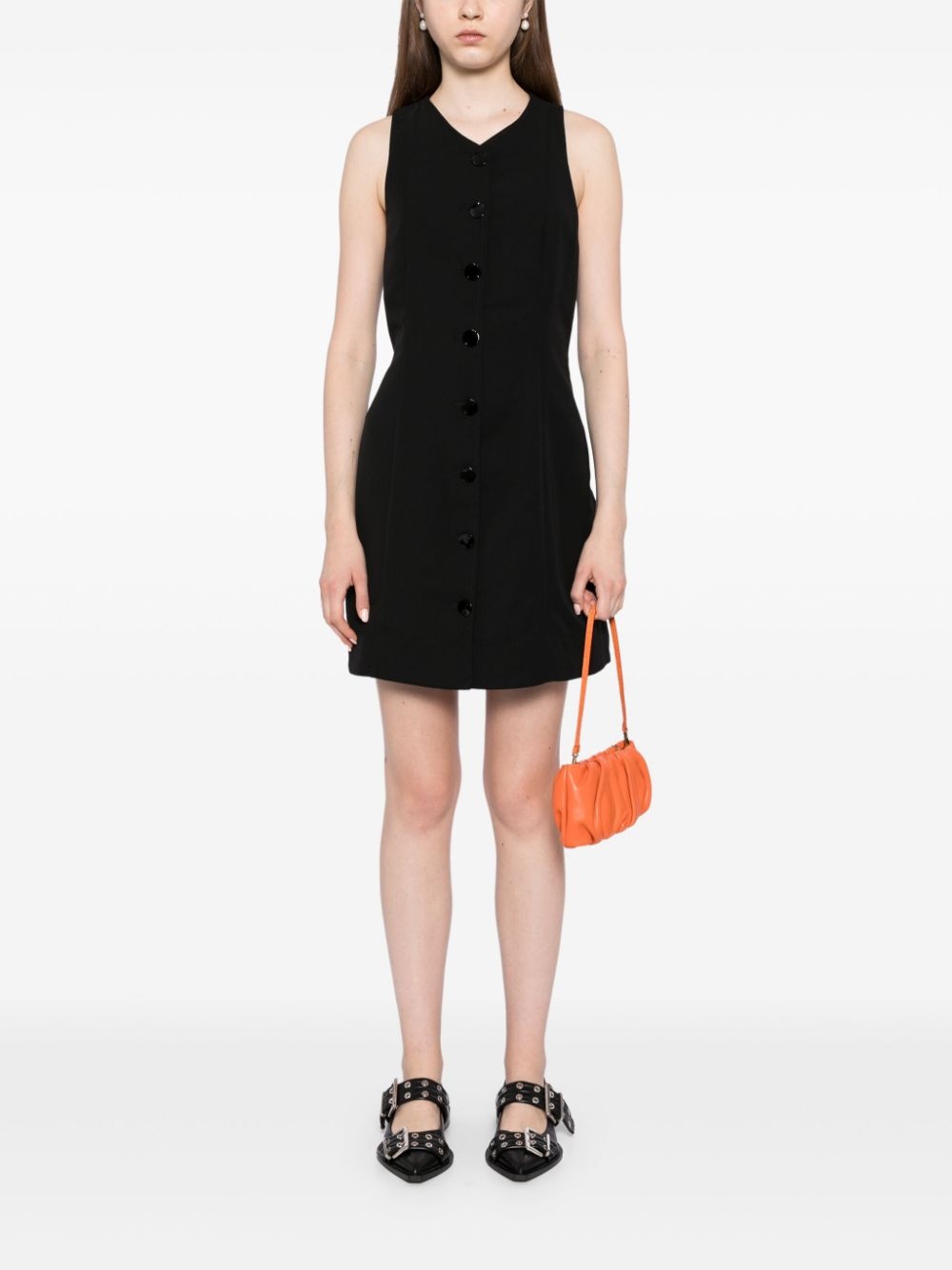 Light Twill Suiting mini dress - 2