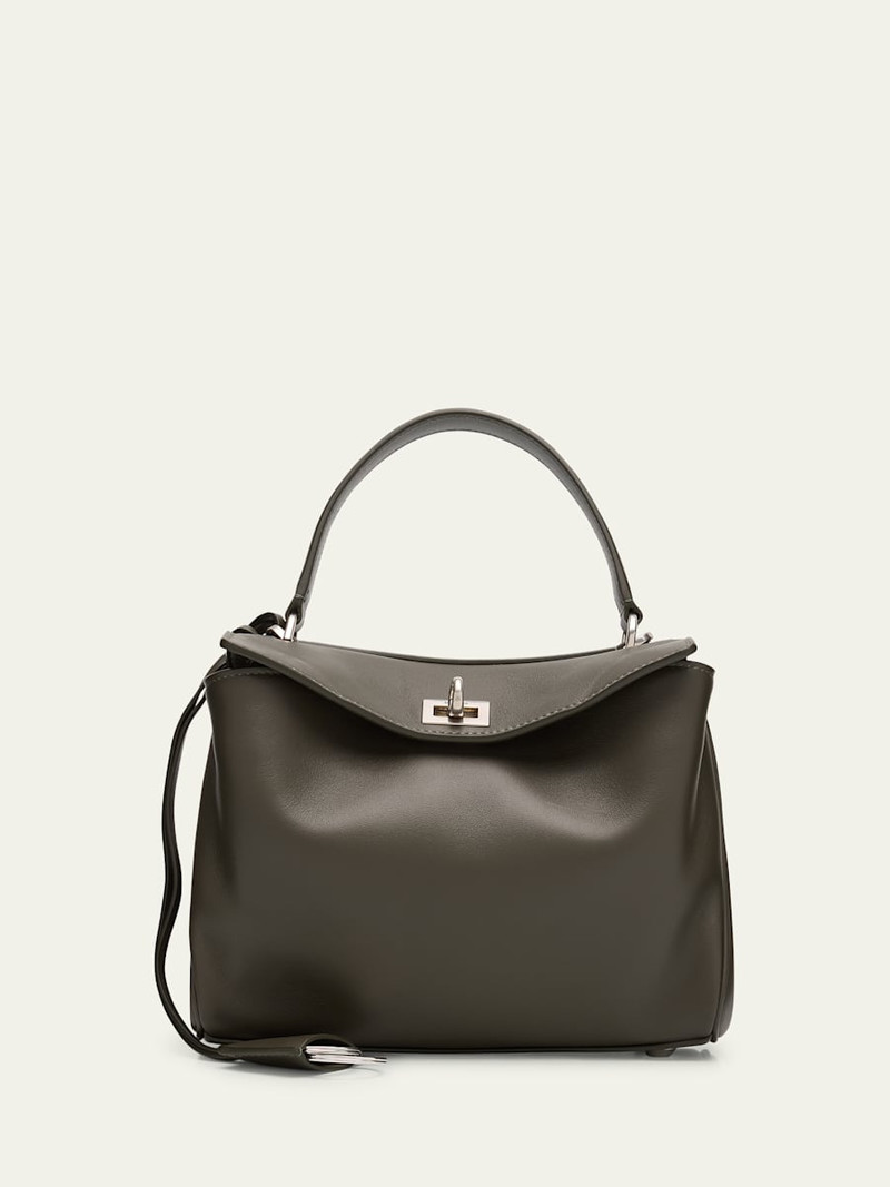 Rodeo Mini Smooth Leather Top-Handle Bag 1