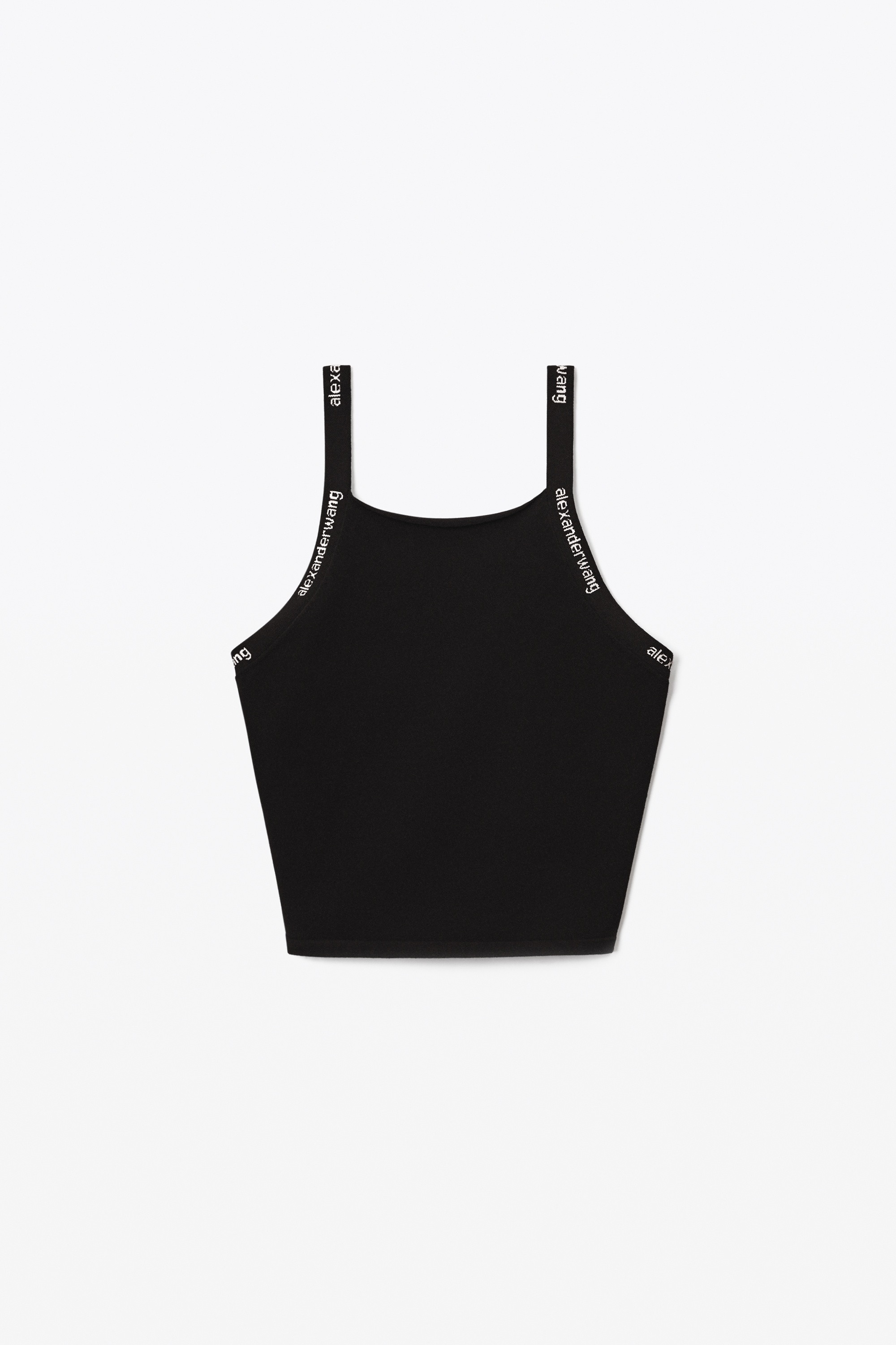 JACQUARD LOGO TANK IN STRETCH KNIT - 1