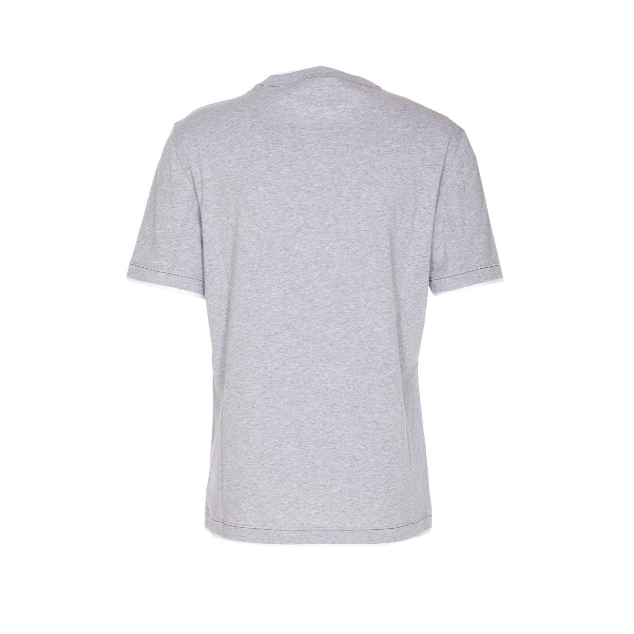 Brunello Cucinelli Men Faux Layering Logo T-Shirt - 3