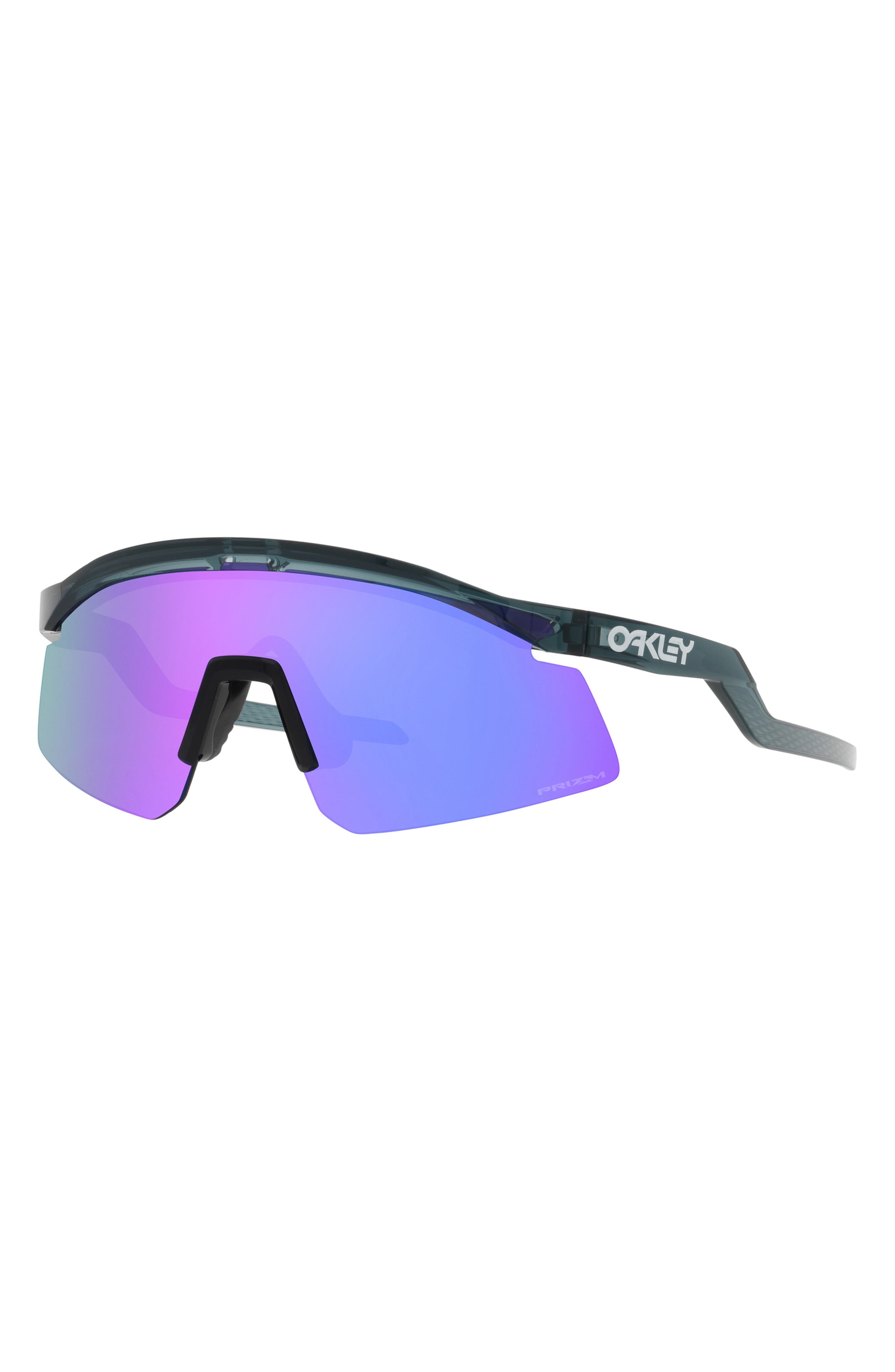 Oakley Hydra 37mm Prizm™ Semirimless Wrap Shield Sunglasses in Ruby at Nordstrom - 2
