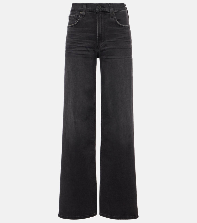 Loli mid-rise wide-leg jeans - 1