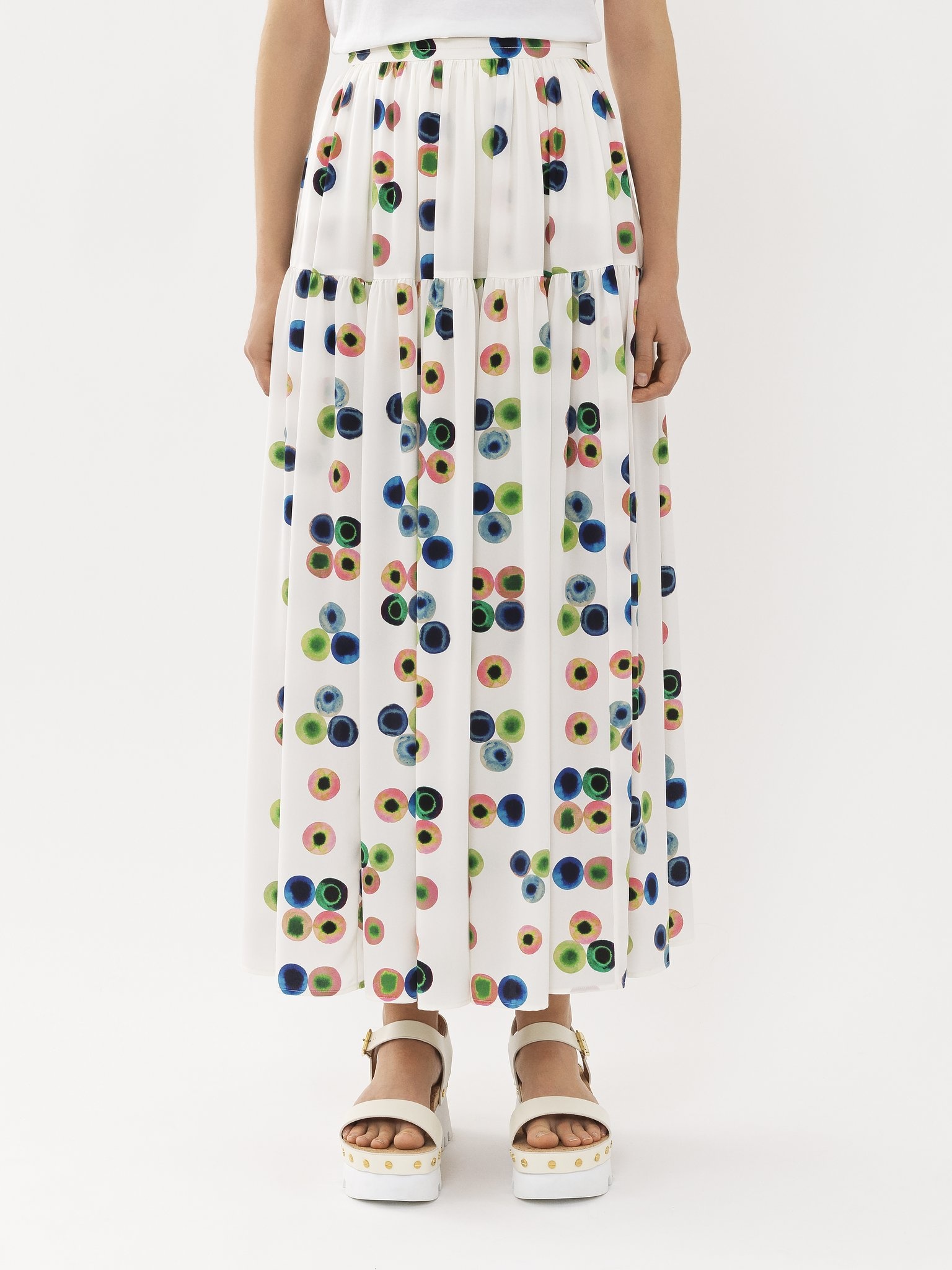 PRINTED MAXI SKIRT - 2