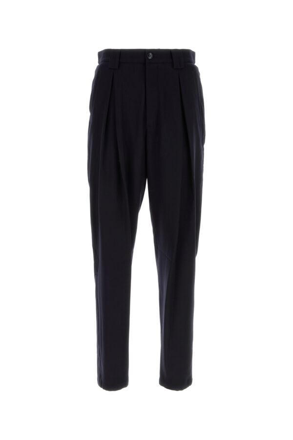 Midnight blue wool pant - 1