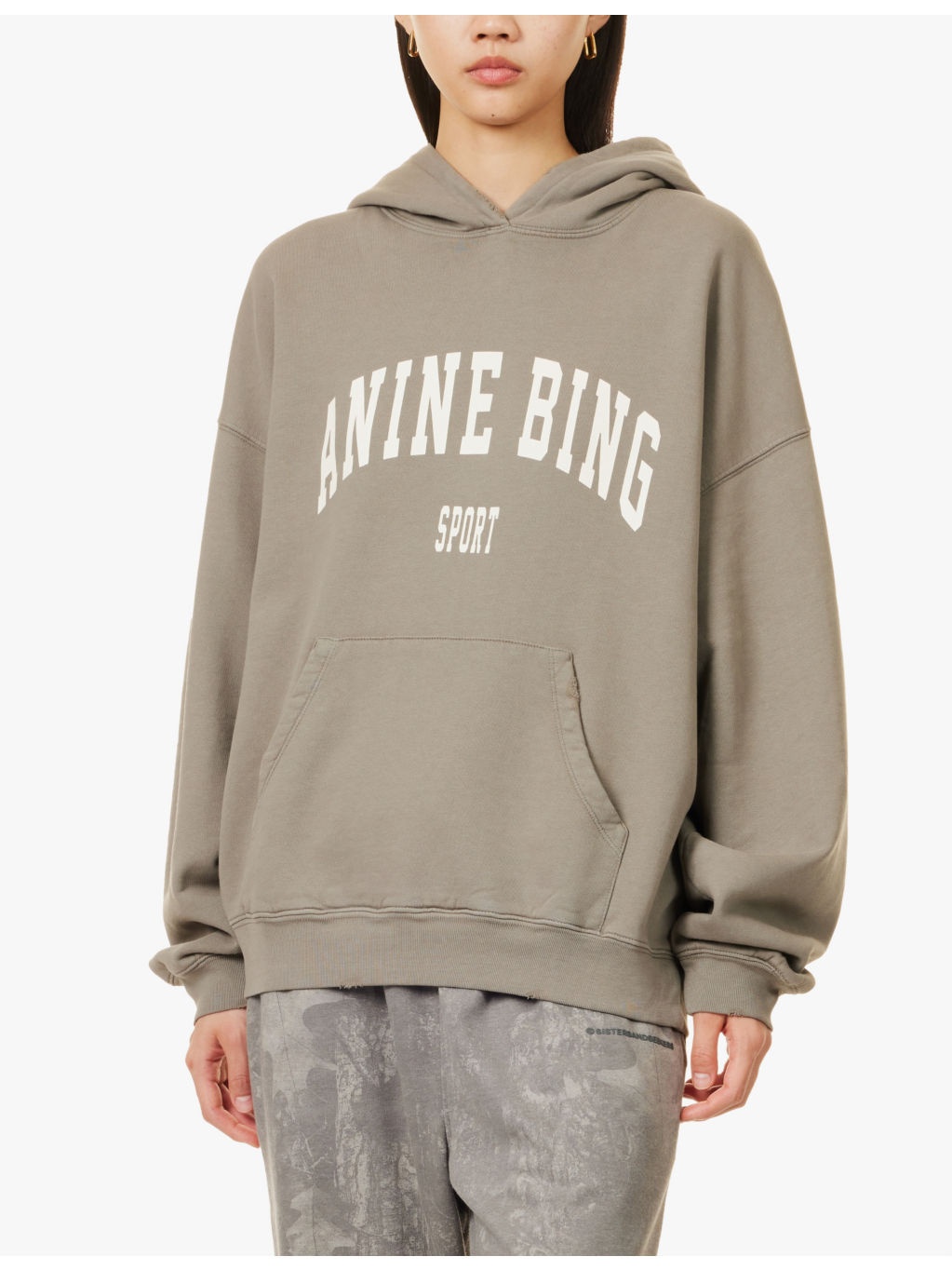 Harvey logo-print relaxed-fit cotton-jersey hoody - 3