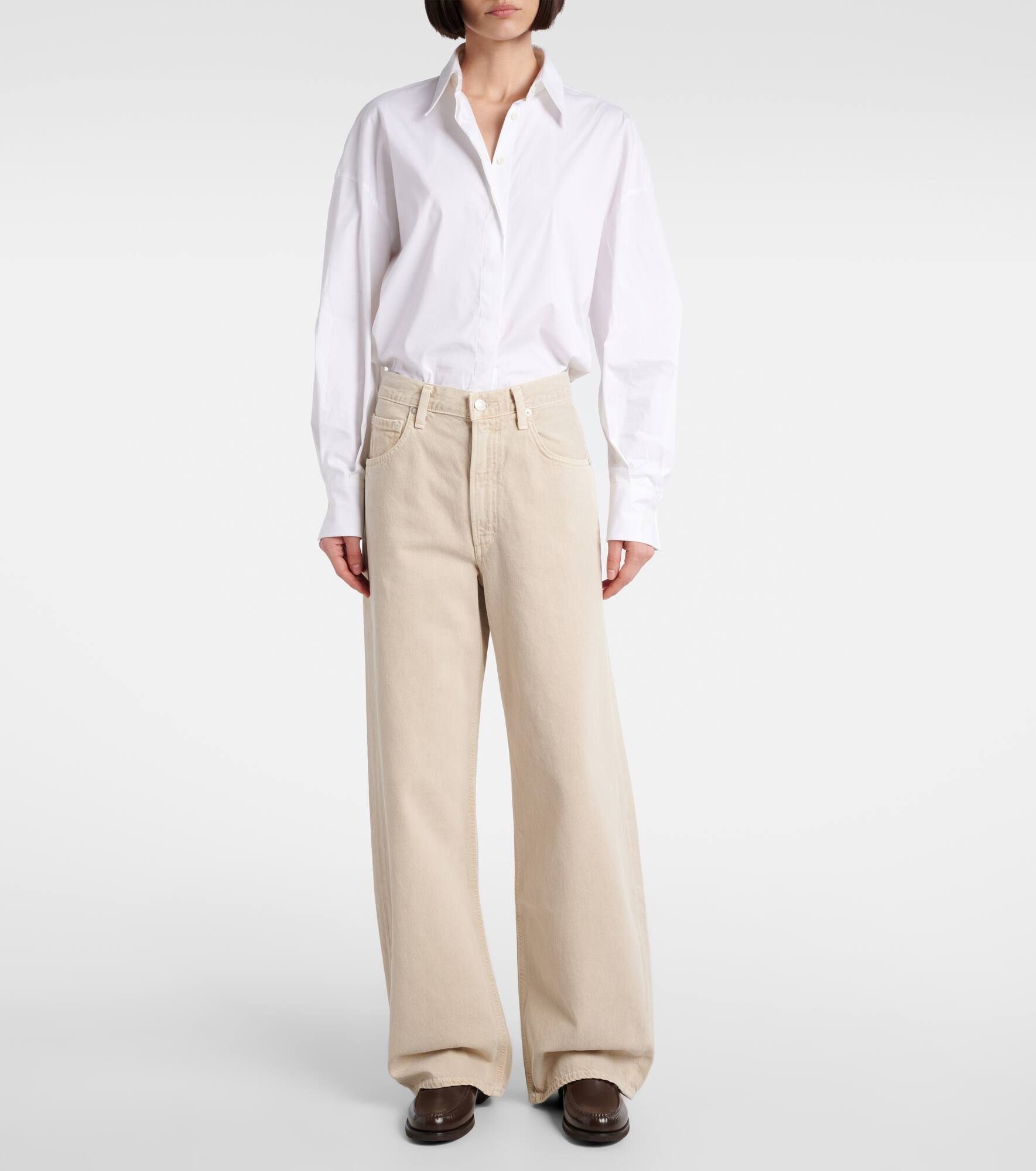 Low Curve mid-rise barrel-leg jeans - 7