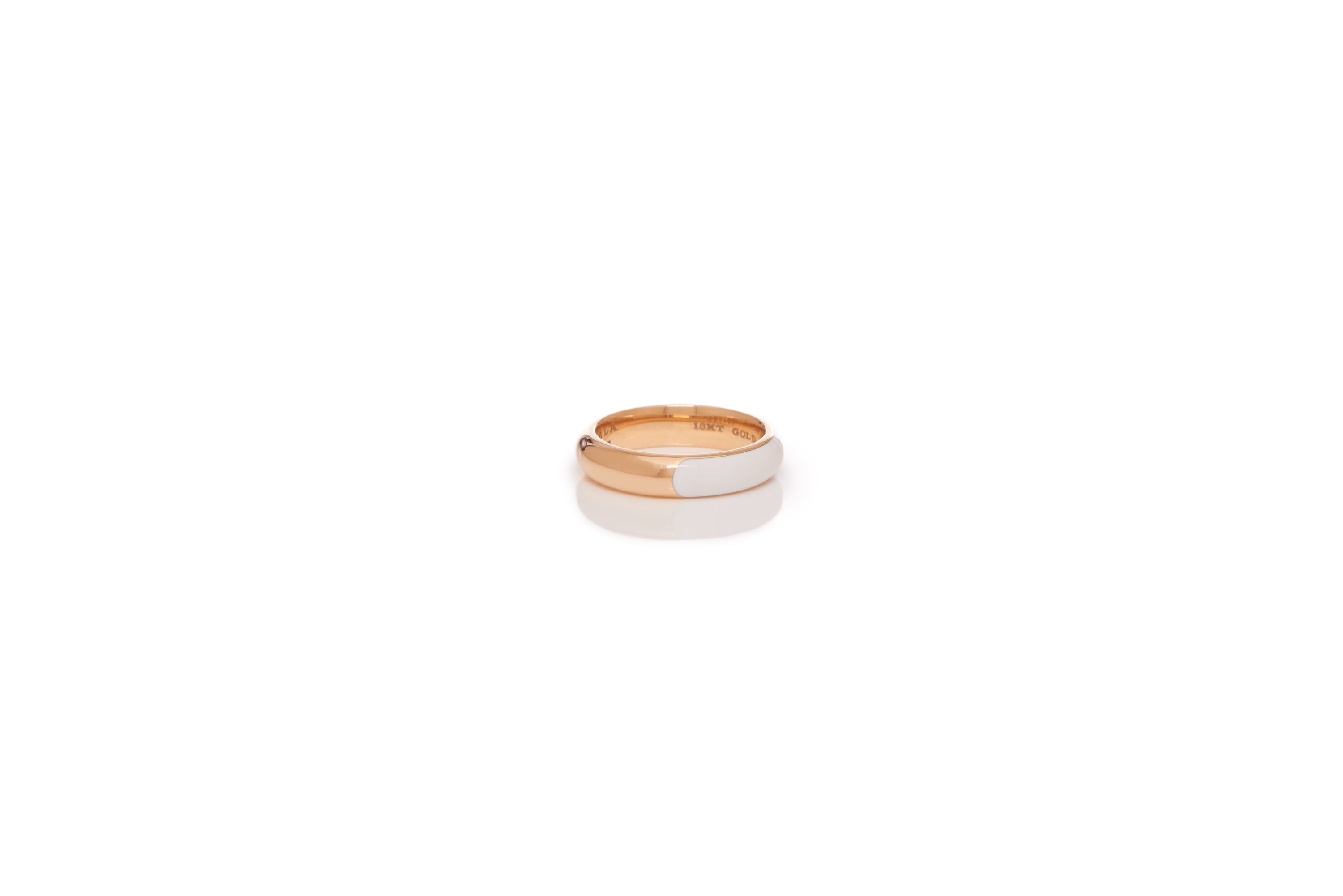 Vitreous Enamel and 18kt Gold Ring - 2