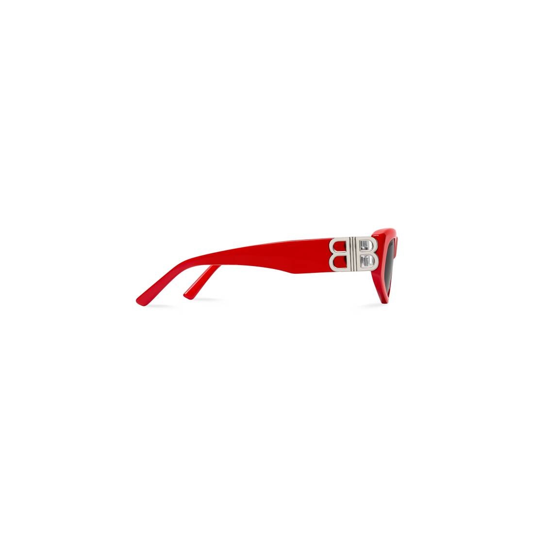 Women's Dynasty D-frame Sunglasses in Red - 4