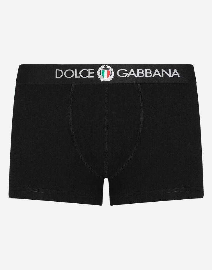 Boxers in stretch cotton - 1