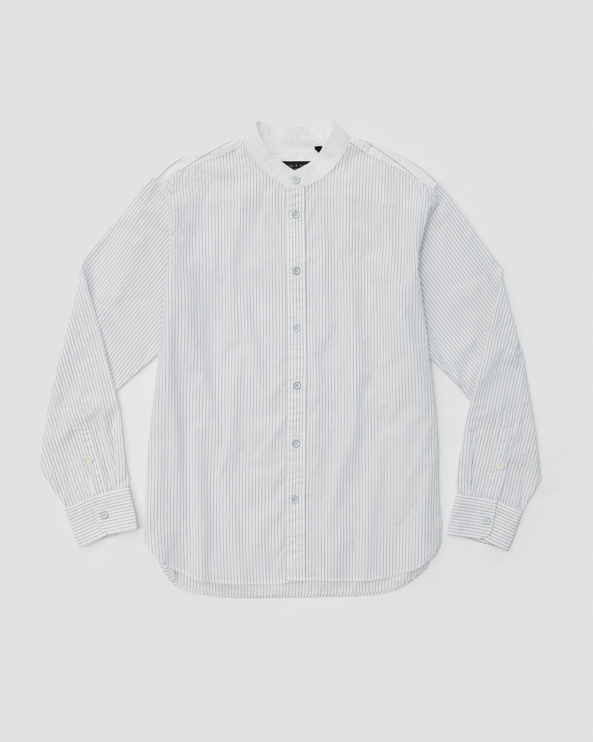 Landon Cotton Poplin Shirt
Relaxed Fit Button Down - 1