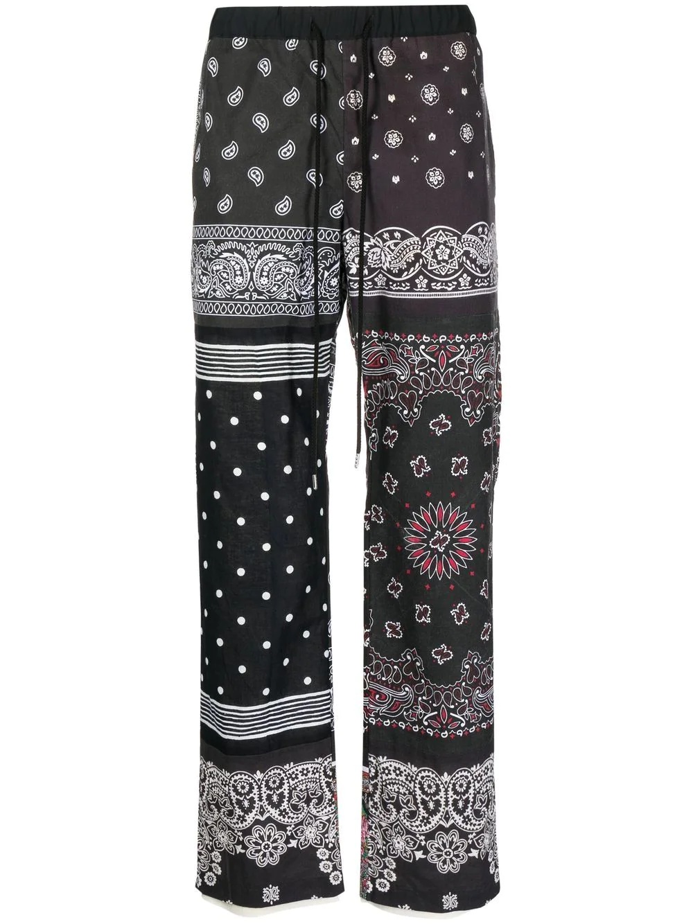 paisley-print trousers - 1