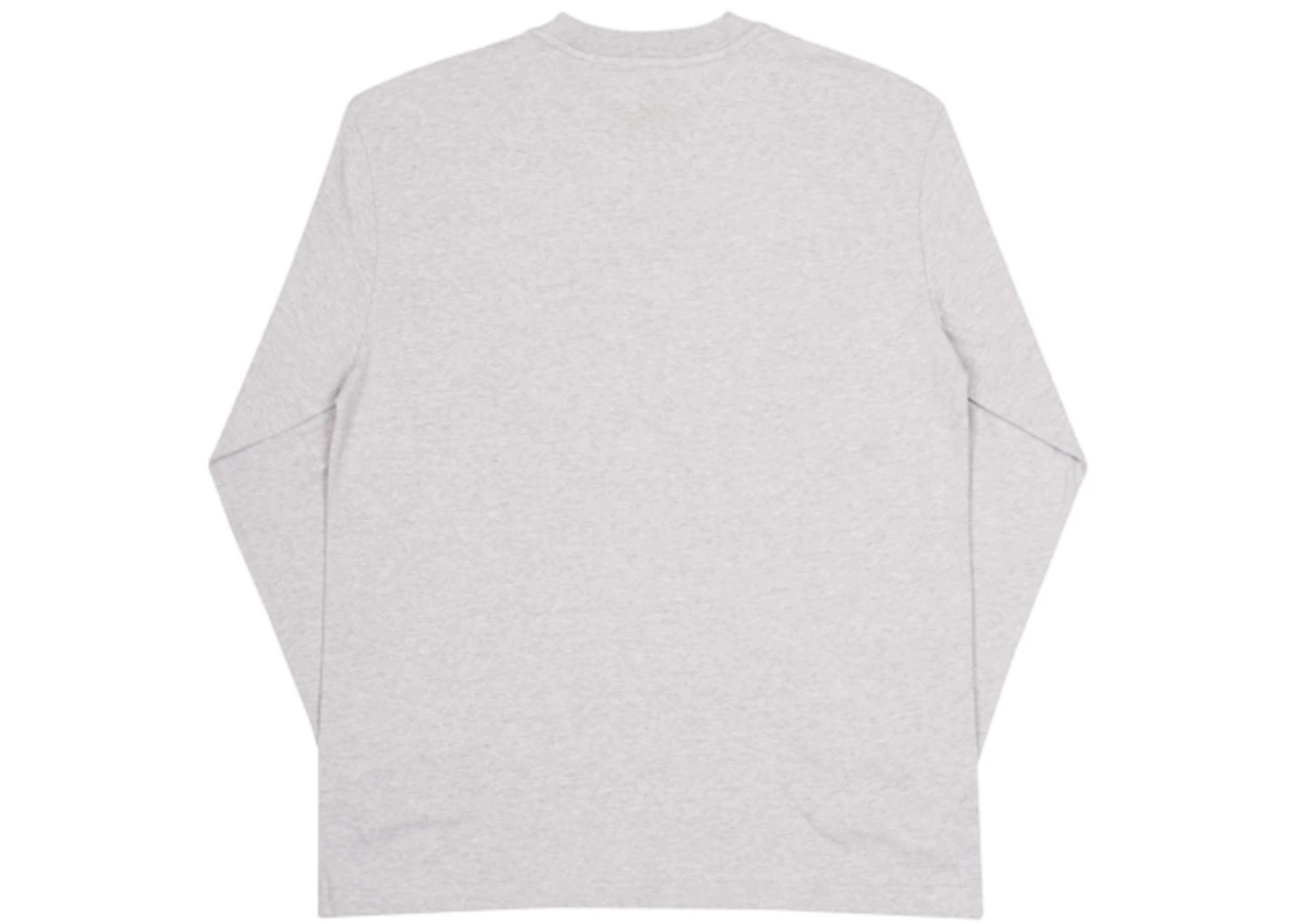 Palace Sketchy Dolphin Longsleeve Grey Marl/Blue/Black - 2