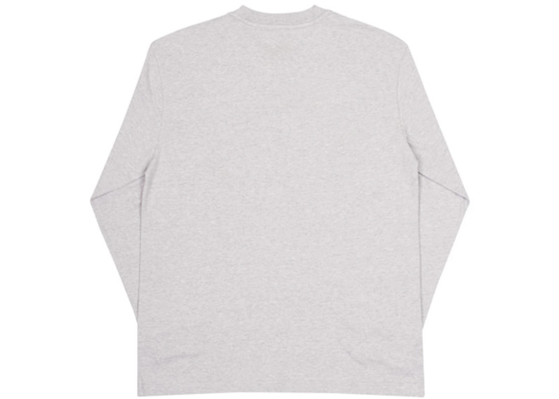 PALACE Palace Sketchy Dolphin Longsleeve Grey Marl/Blue/Black outlook