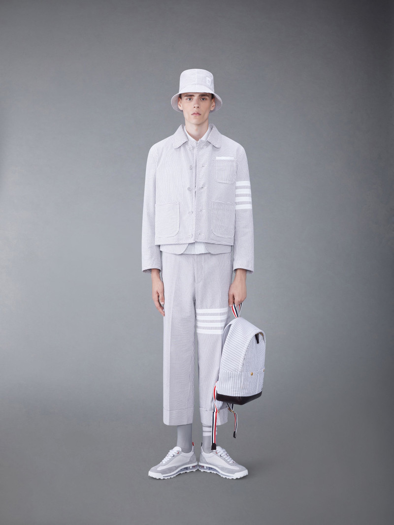 4-Bar stripe tailored trousers 3