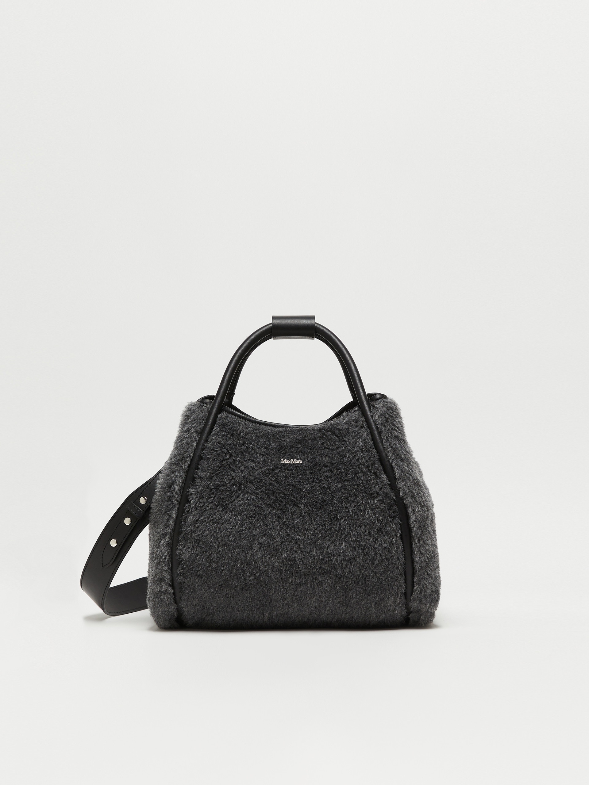 TMARINS2 Small Marine Bag in wool and alpaca Teddy fabric - 5
