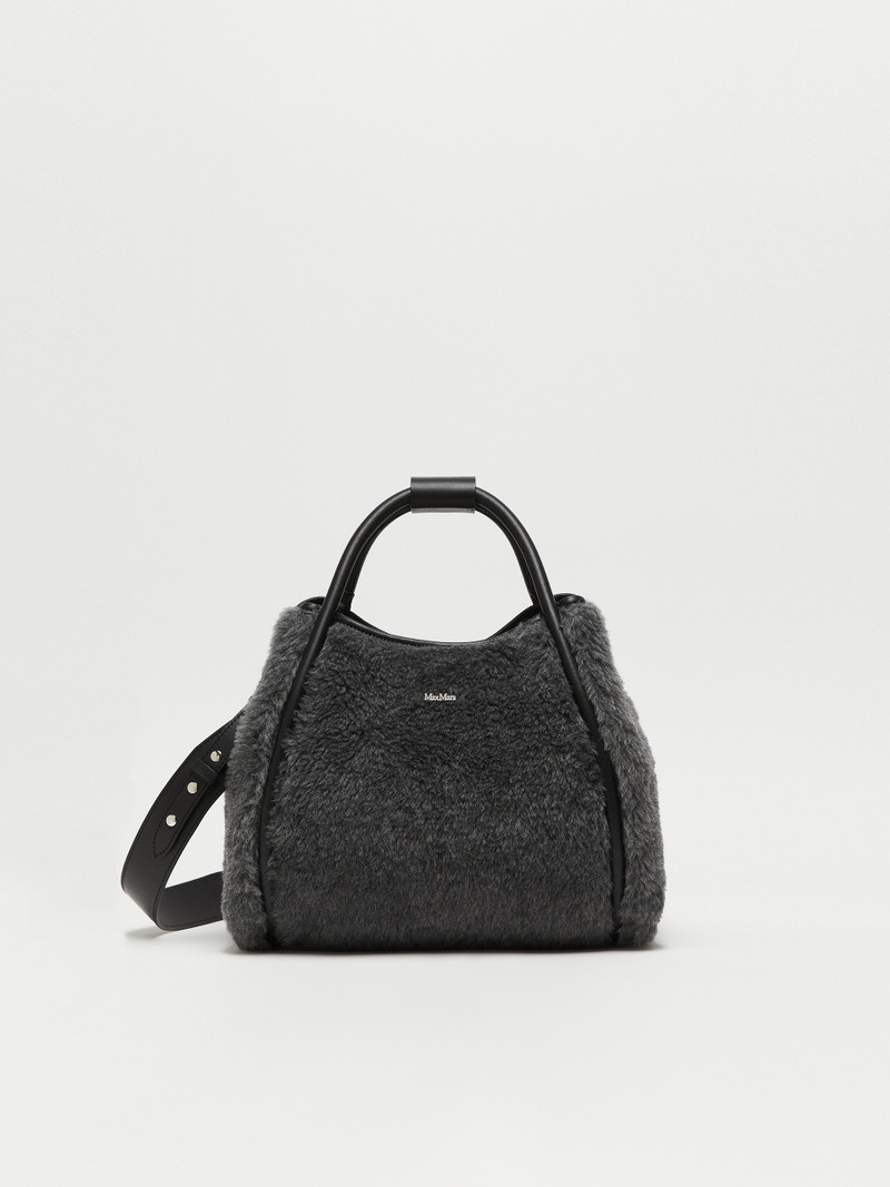 TMARINS2 Small Marine Bag in wool and alpaca Teddy fabric 5