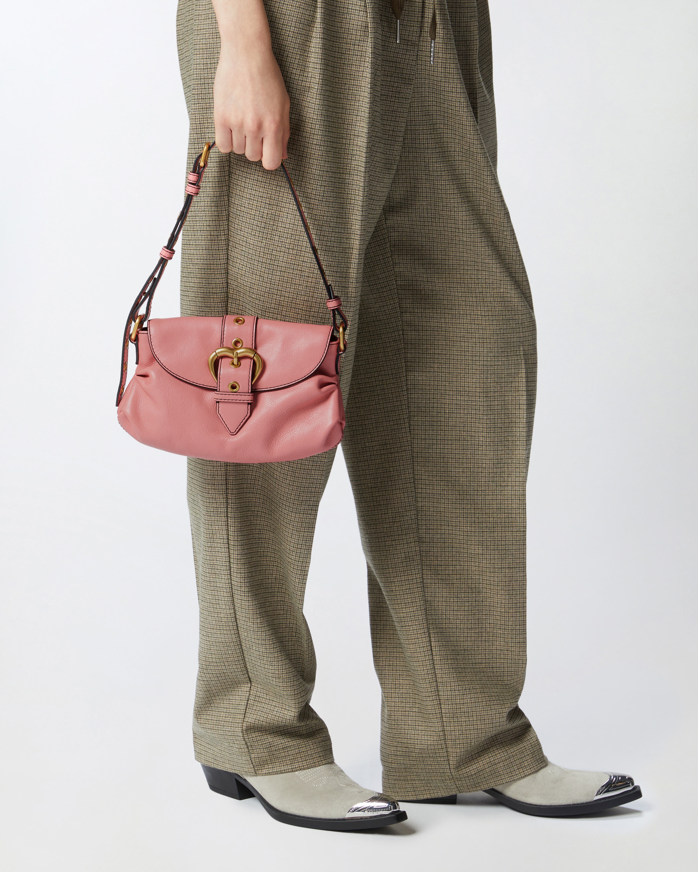 JOLENE SMALL SHOULDER BAG WITH METAL STRAP - 6