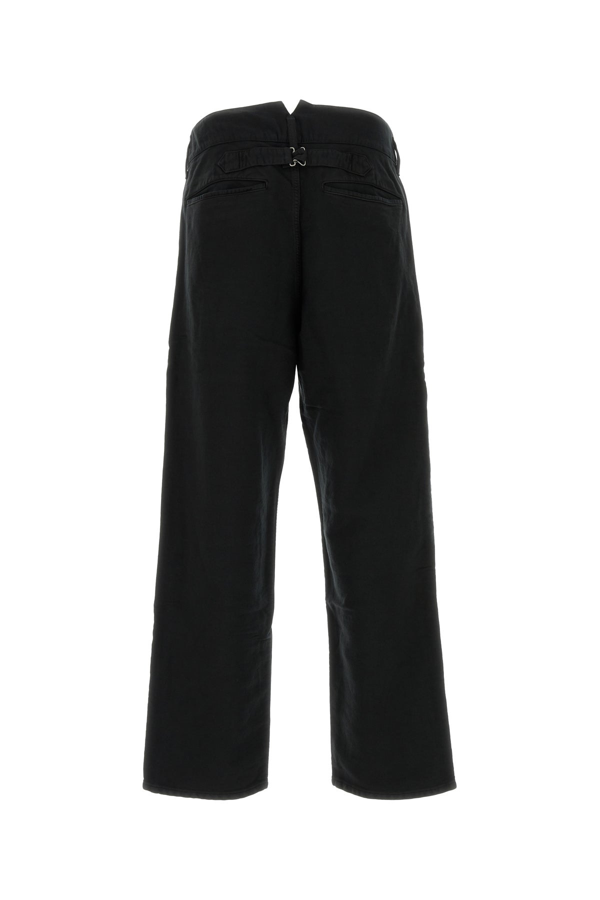 Black wool blend pant - 2