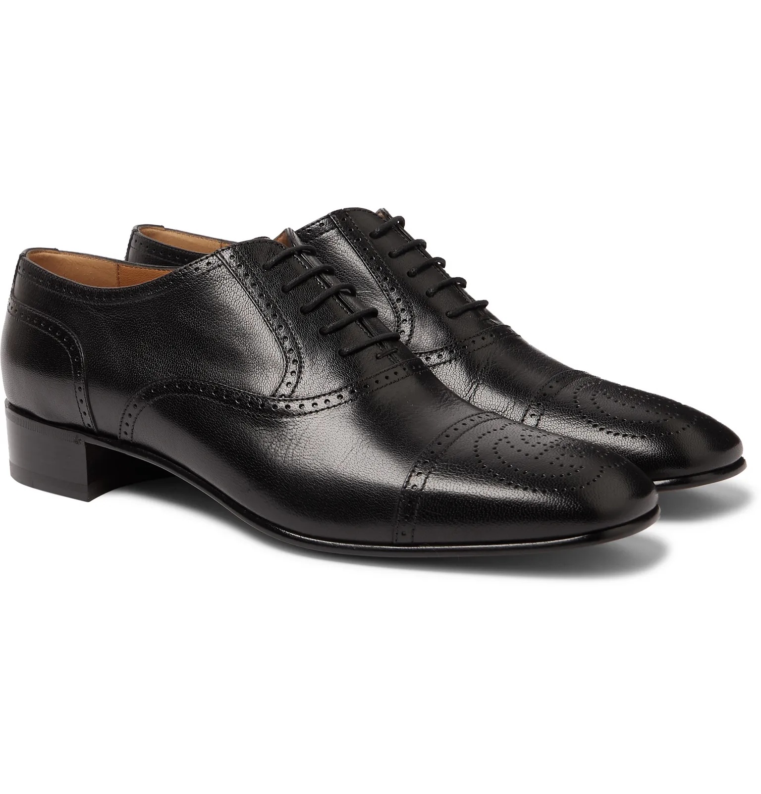 Dracma Leather Wingtip Brogues - 4