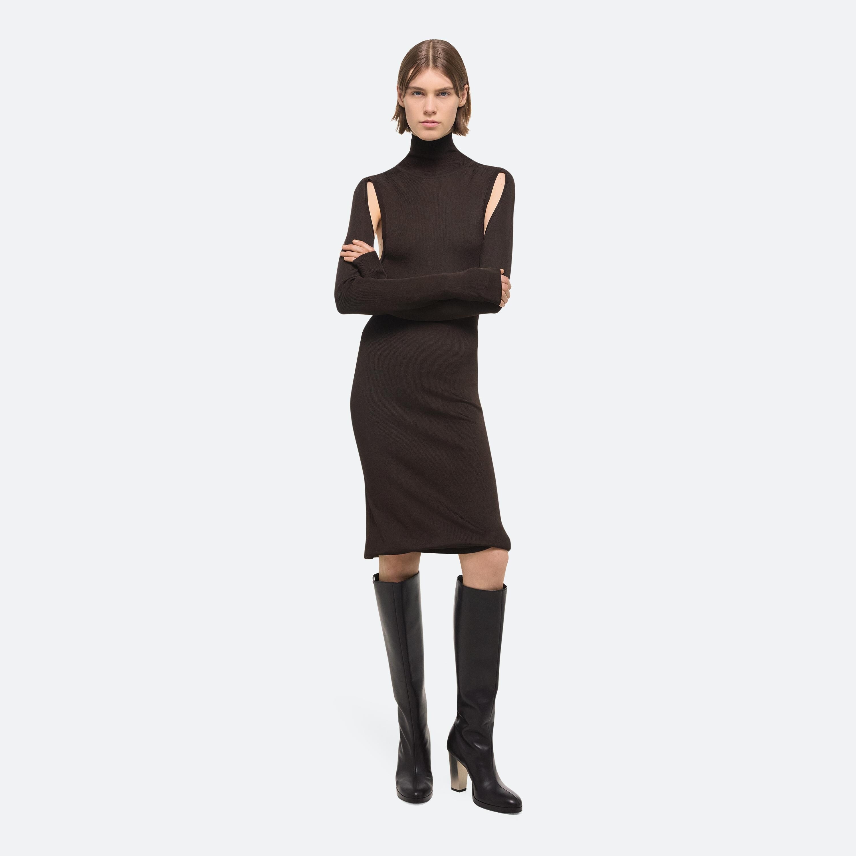 AIR TURTLENECK DRESS - 2