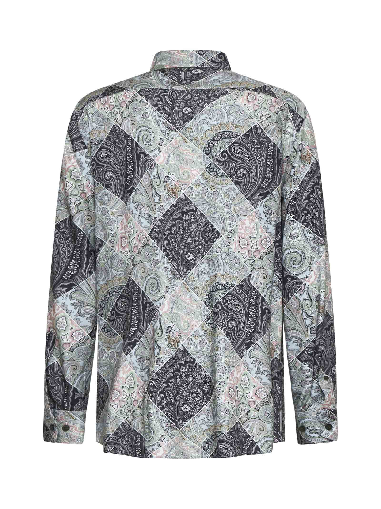 Paisley print viscose shirt - 2