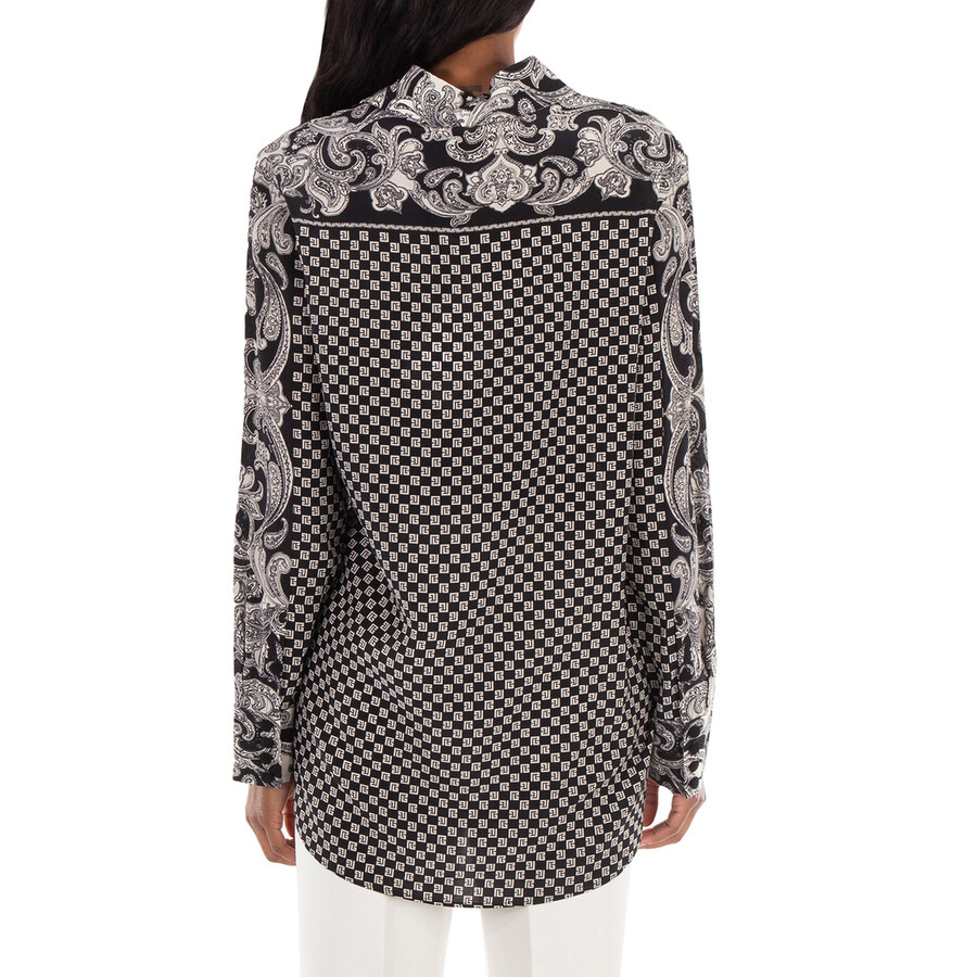 Balmain Paisley-Print Silk Shirt - 4