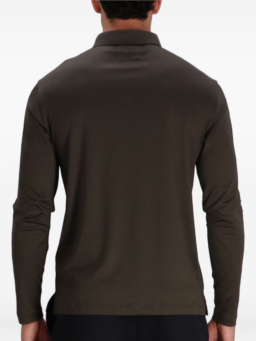 long-sleeve polo shirt - 3
