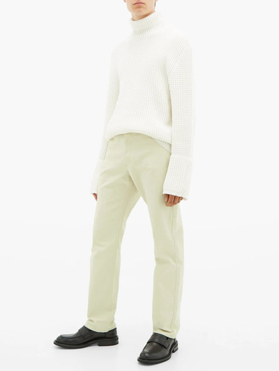 Bottega Veneta Mid-rise cotton-twill utility trousers outlook