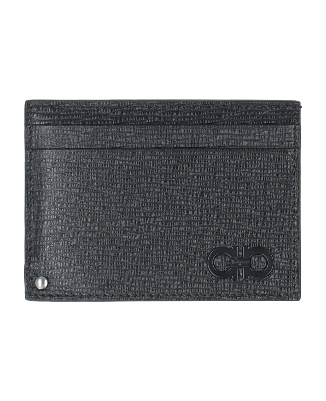 Gancini Leather Card Holder - 1