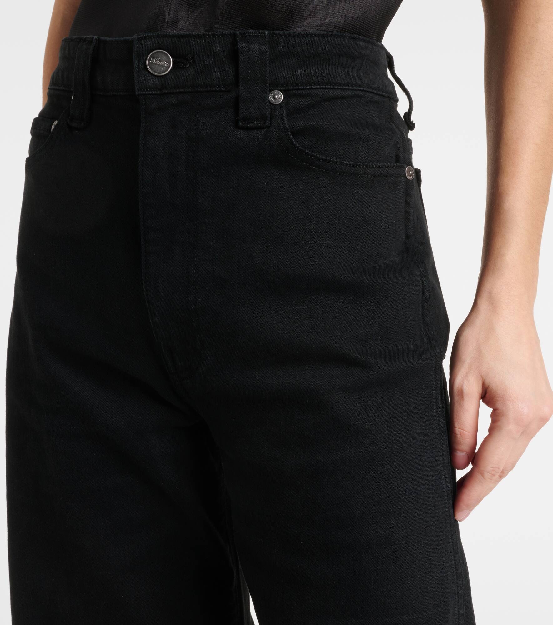 Dane high-rise wide-leg jeans - 4