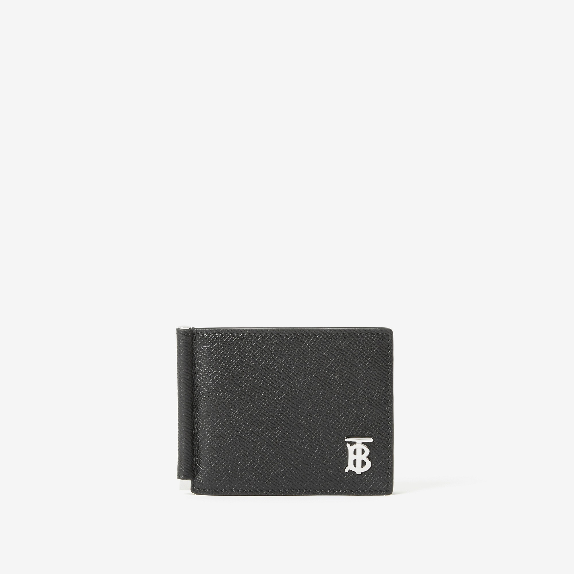 Grainy Leather TB Money Clip Wallet - 1