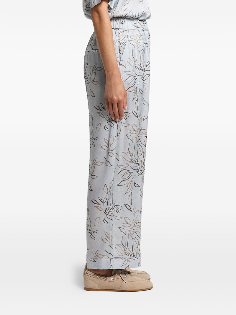 printed satin trousers 3