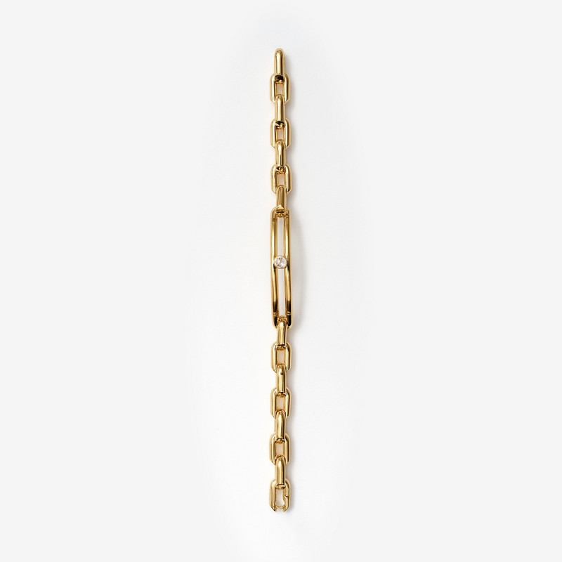 Burberry Gold-plated Hollow Chain Bracelet outlook