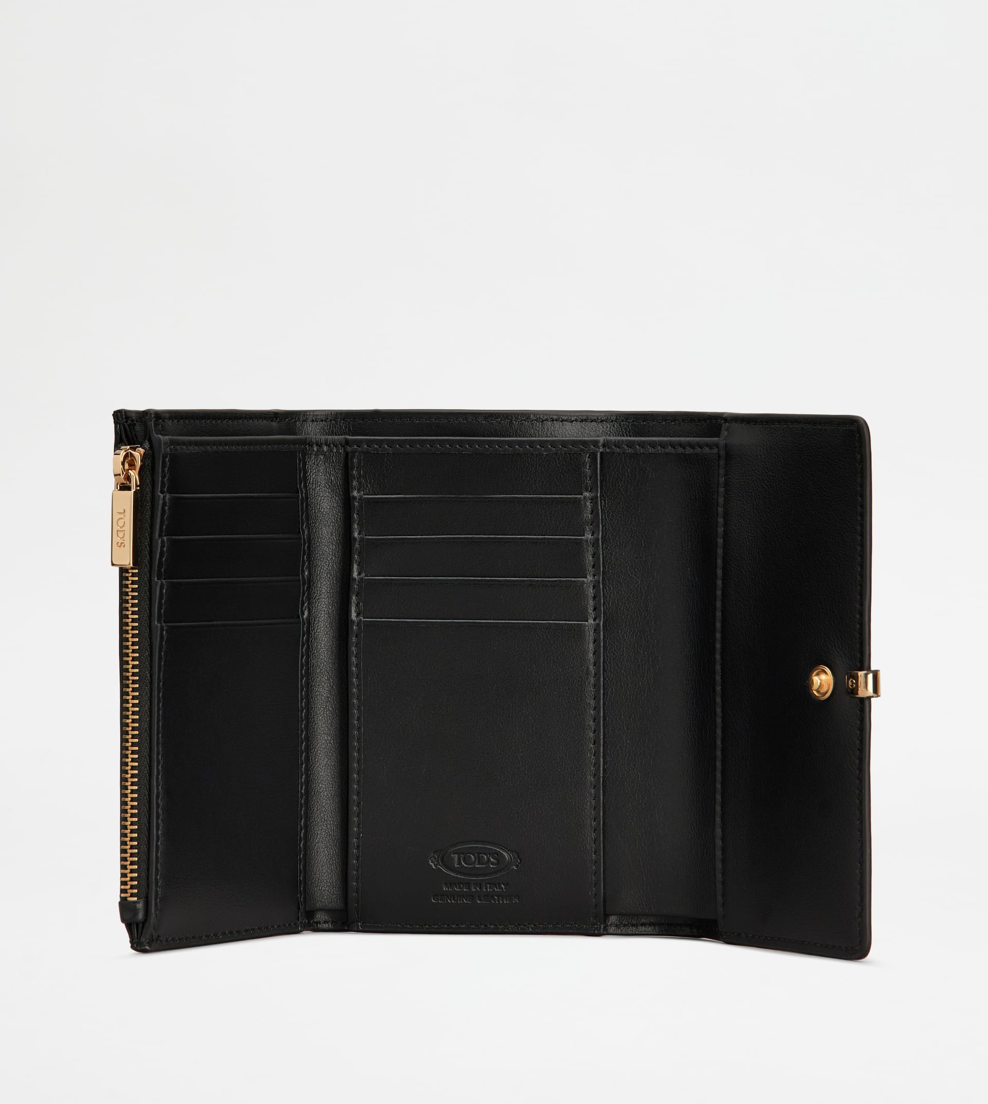 WALLET IN LEATHER - BLACK - 4