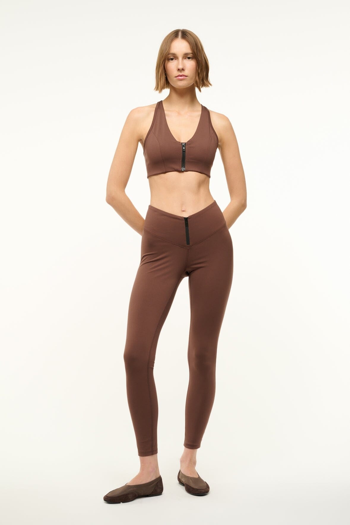 STAUD PULSE LEGGING DARK OAK - 4