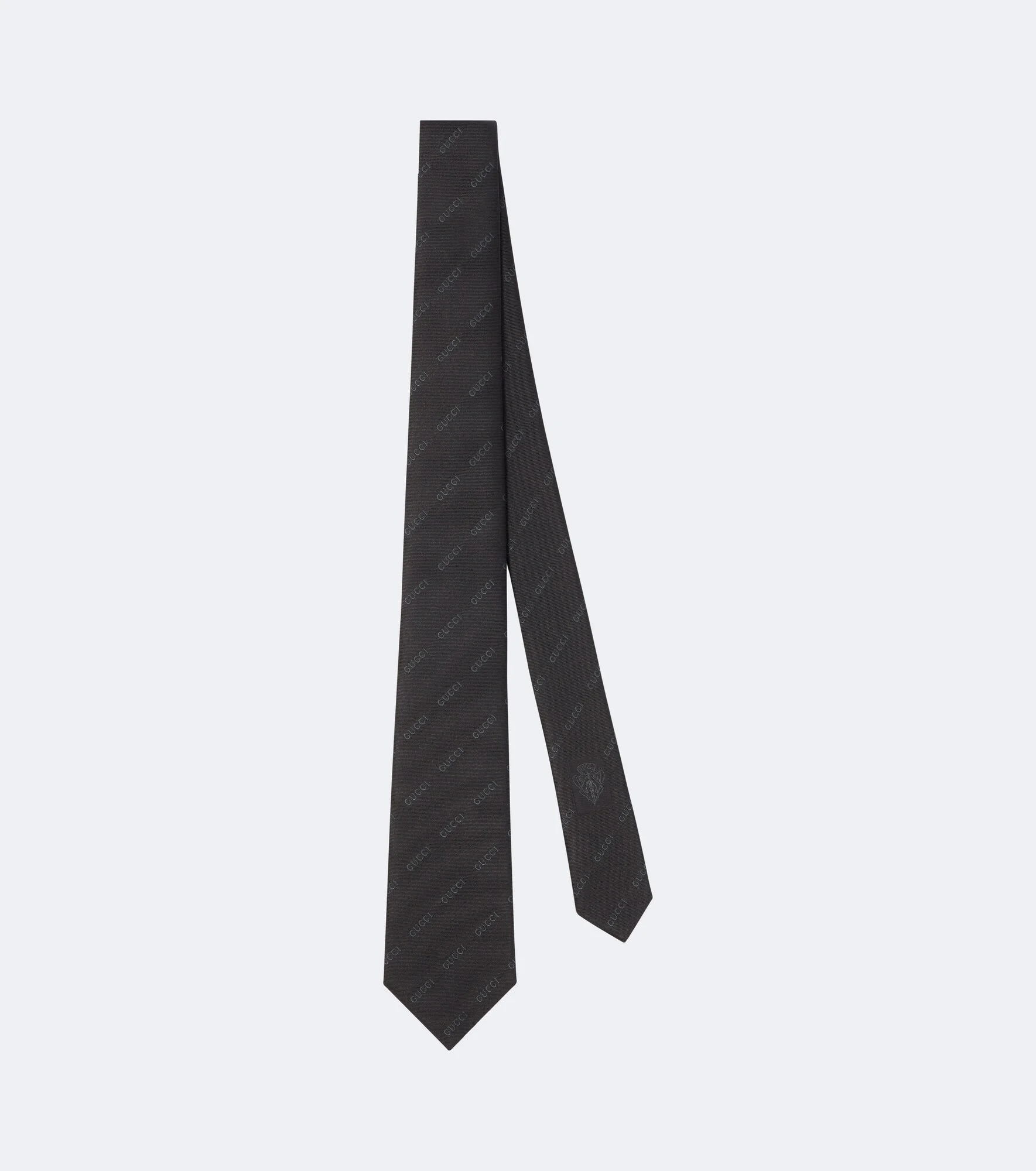 Logo silk tie - 1