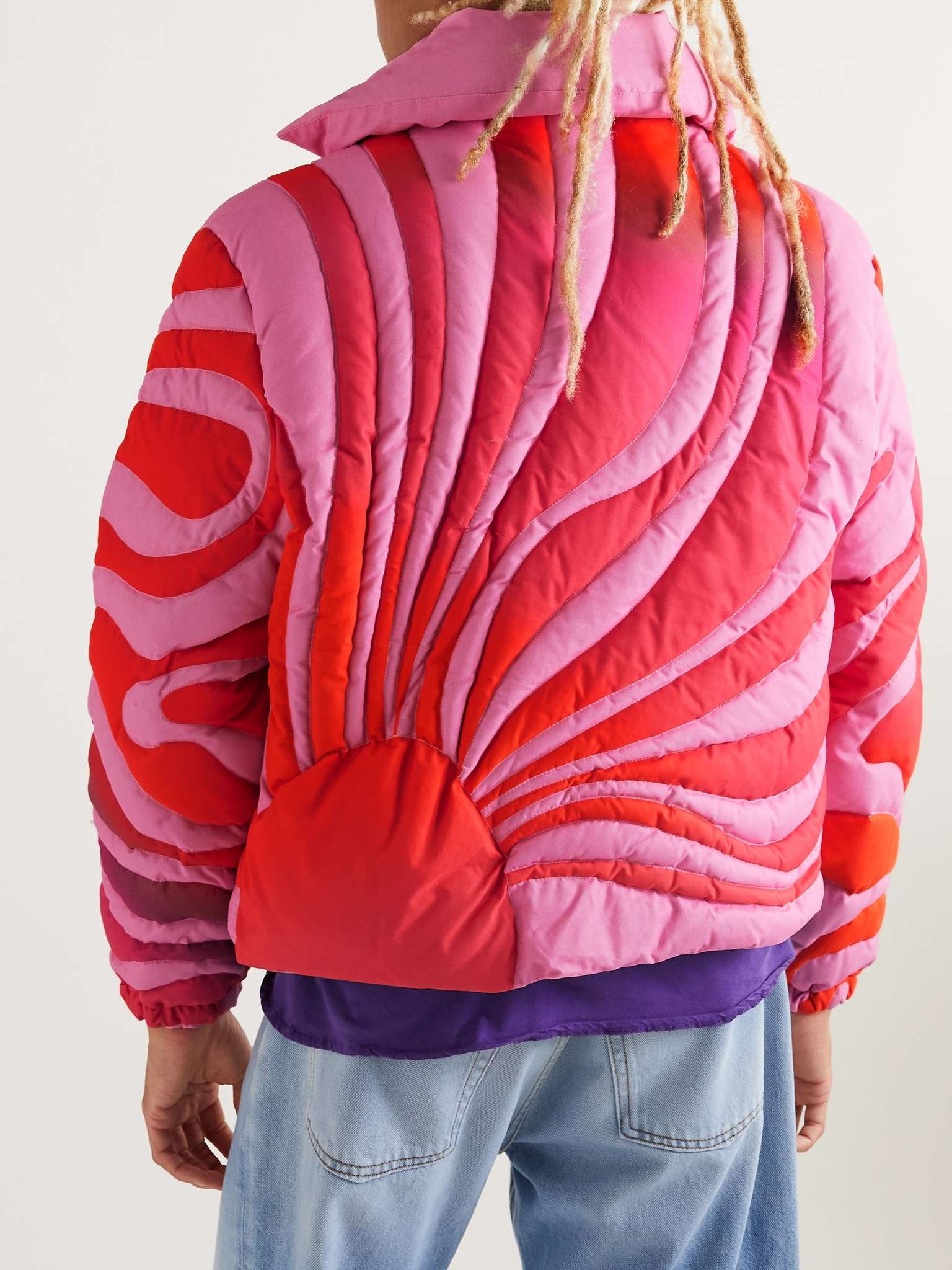 Quilted Cotton Down Jacket - 4
