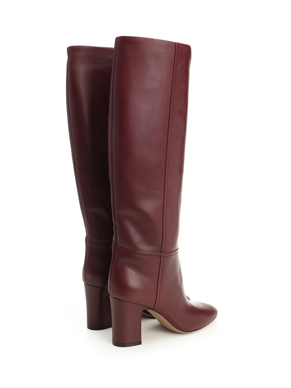 Lavinia Boot 75 Calf Leather Boots Bordeaux - 3