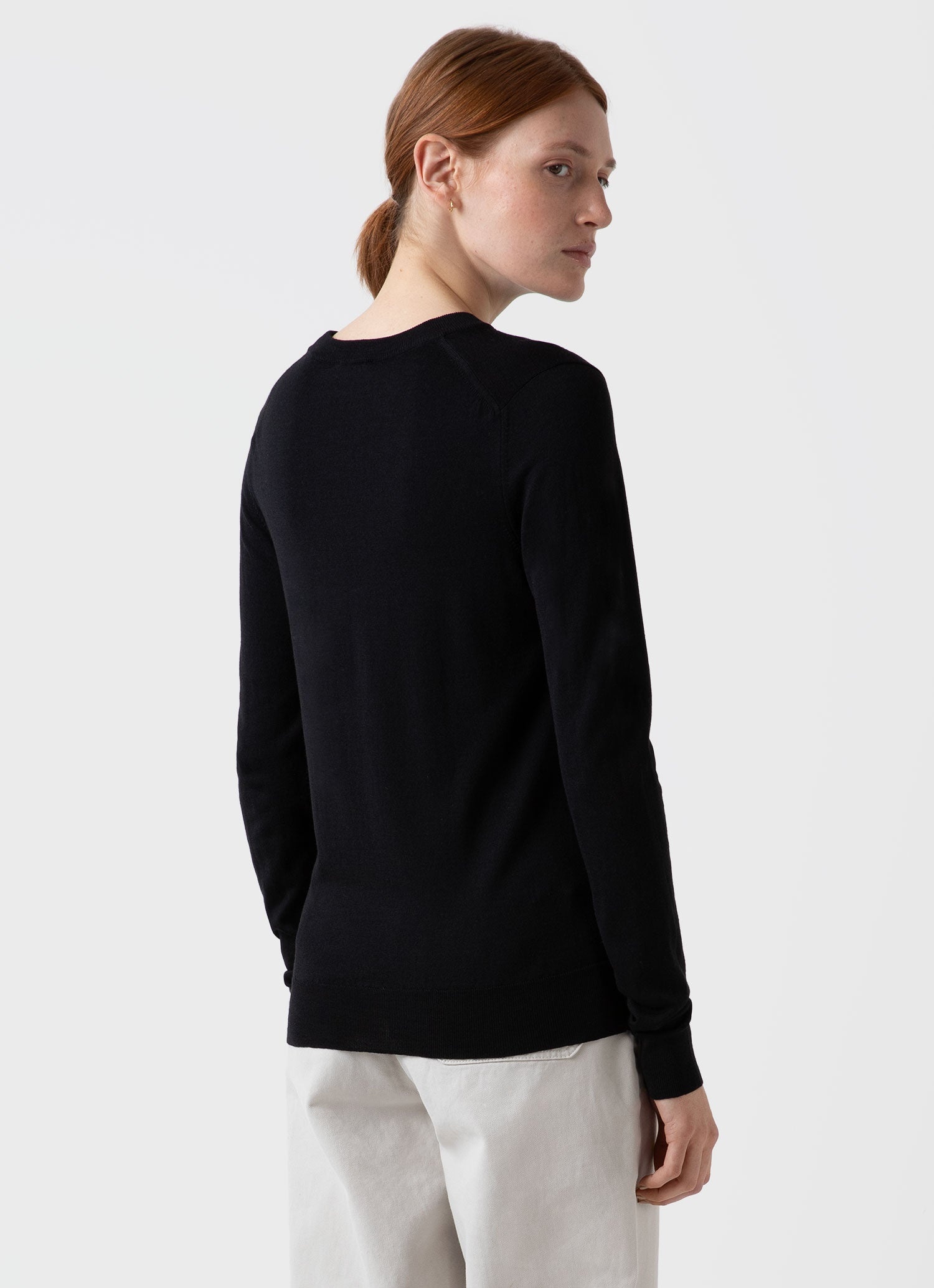 Merino Silk Crew Neck jumper - 4