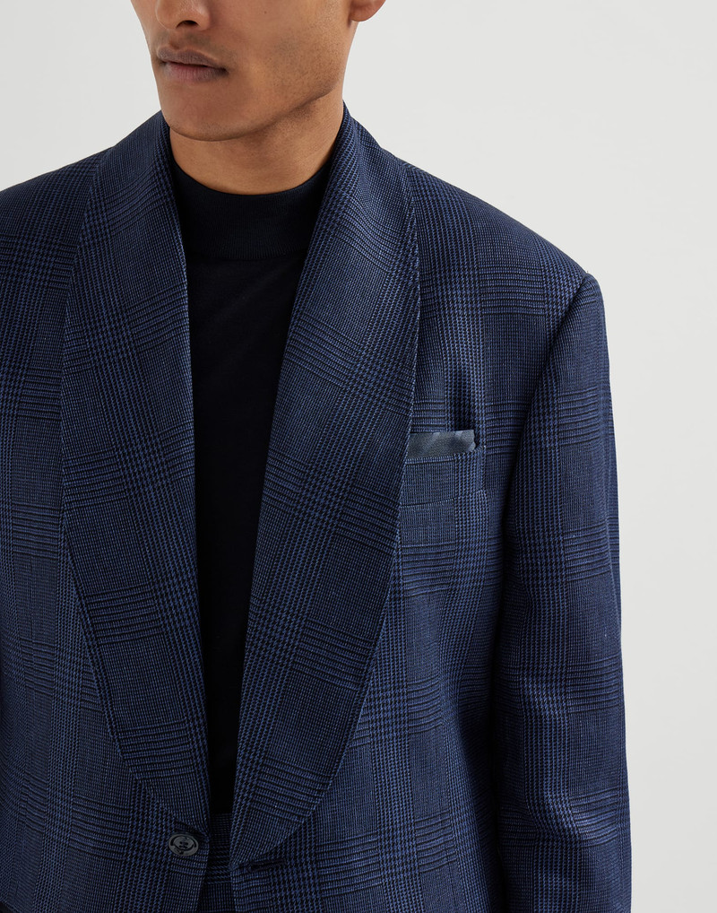 Regimental stripe silk pocket square 3