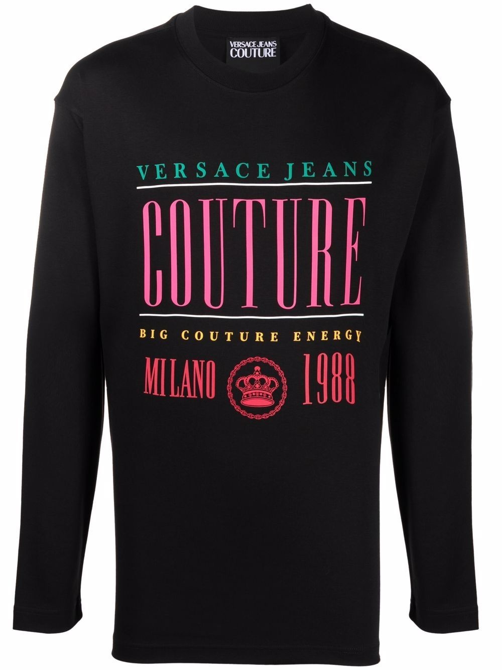 logo lettering sweatshirt - 1