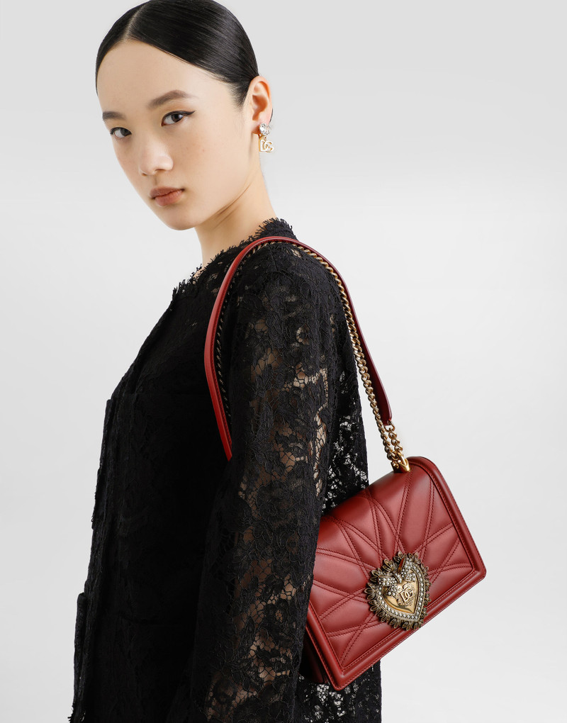 Dolce & Gabbana Medium Devotion bag in quilted nappa leather outlook
