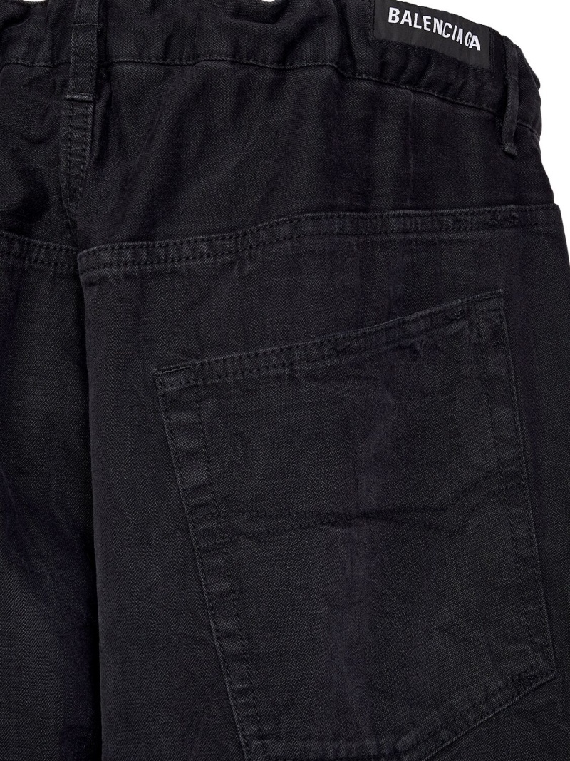 Baggy oversized cotton denim jeans - 5