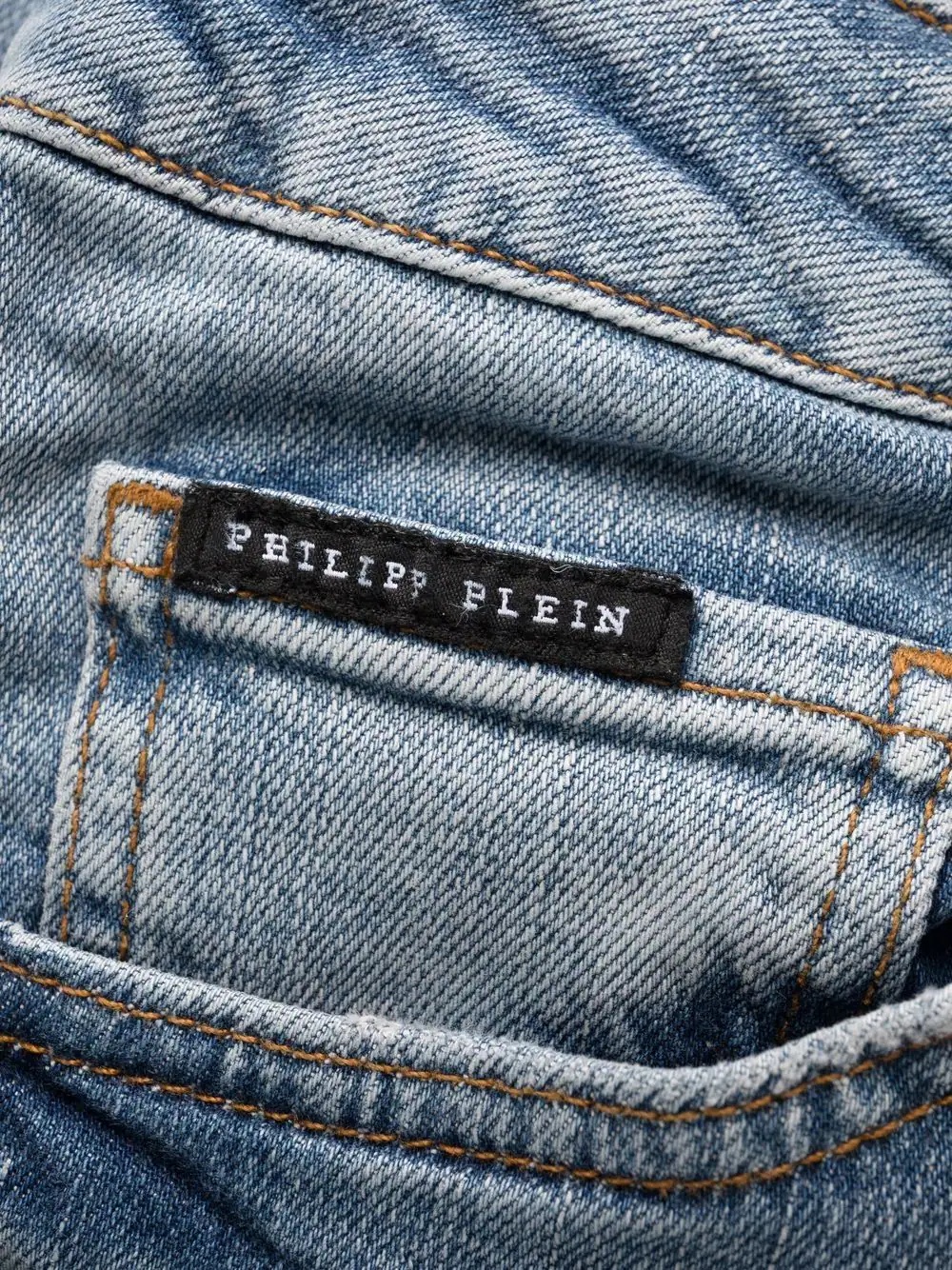 slim-cut denim jeans - 9